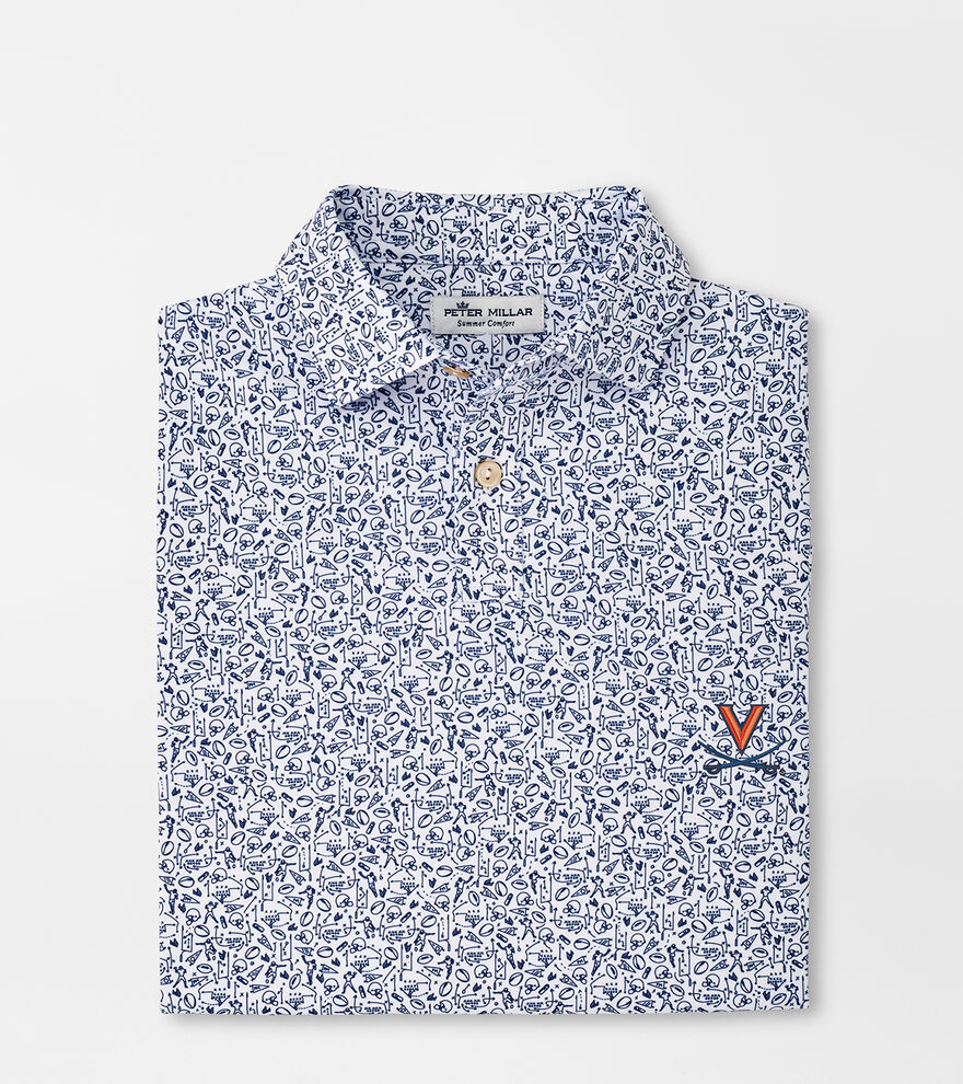 Virginia Youth Performance Jersey Polo image number 1