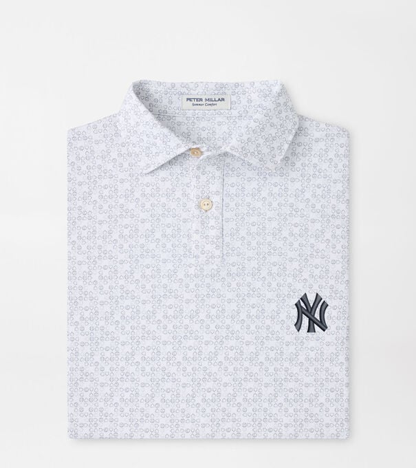 New York Yankees Bases Loaded Youth Performance Jersey Polo