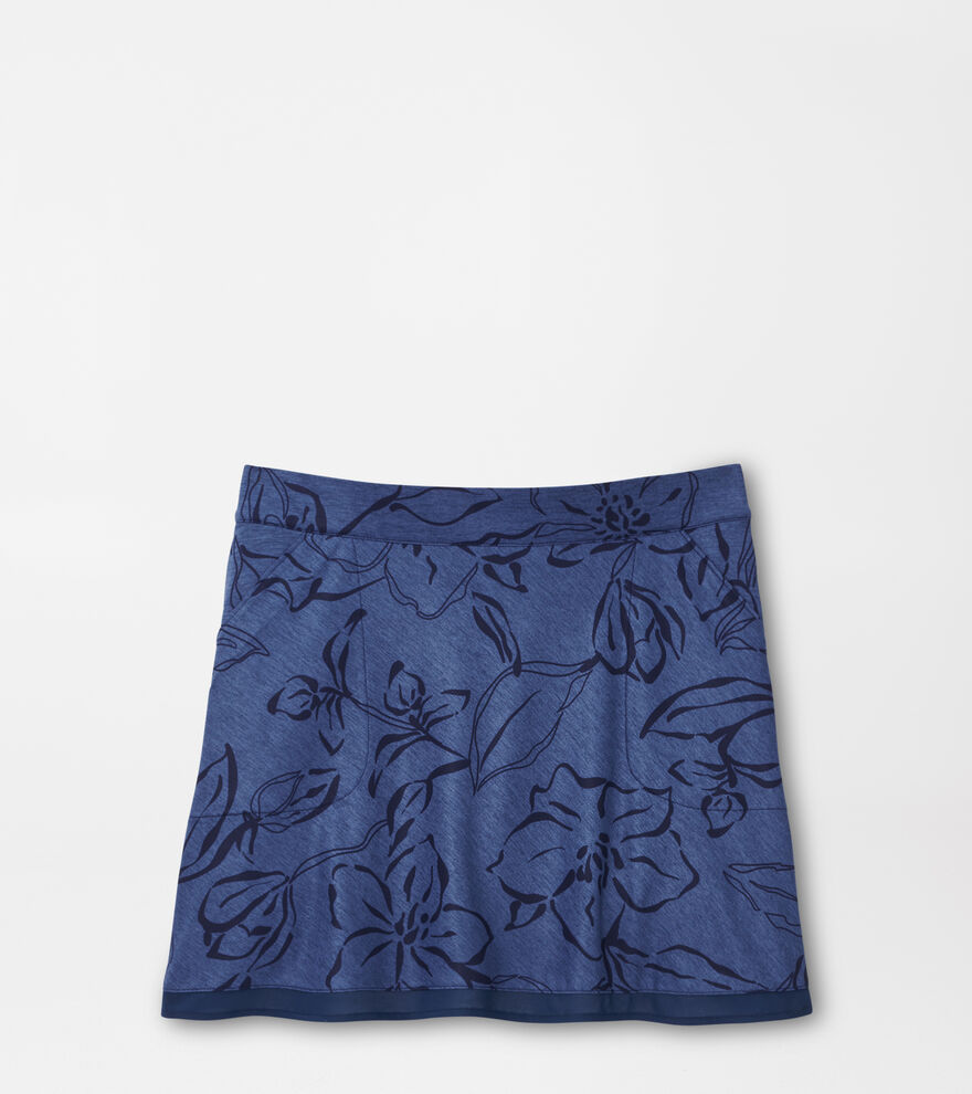 Sally Tonal Floral Trim Skort image number 1