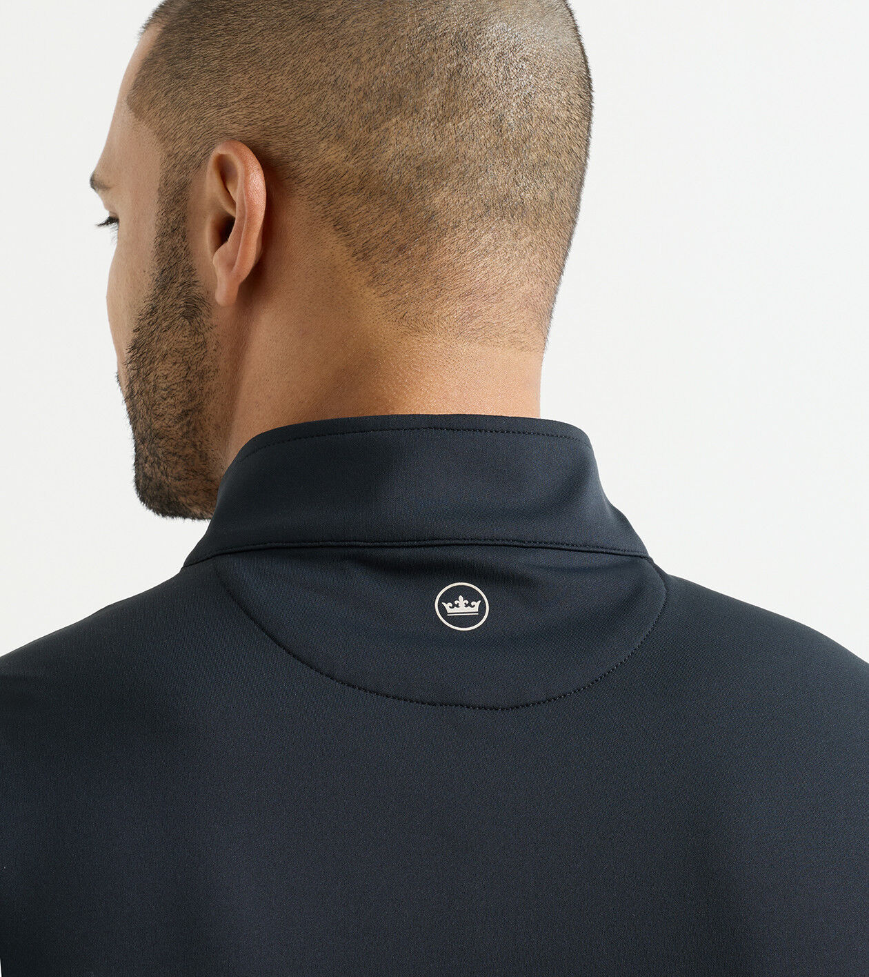 Galway Stretch Loop Terry Quarter-Zip Vest | Men's Vests | Peter