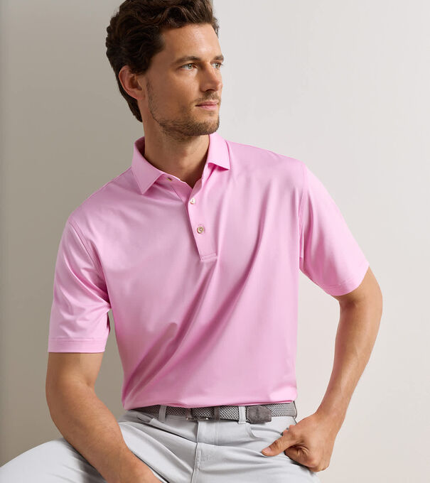 Solid Performance Jersey Polo - Alternate Image 1