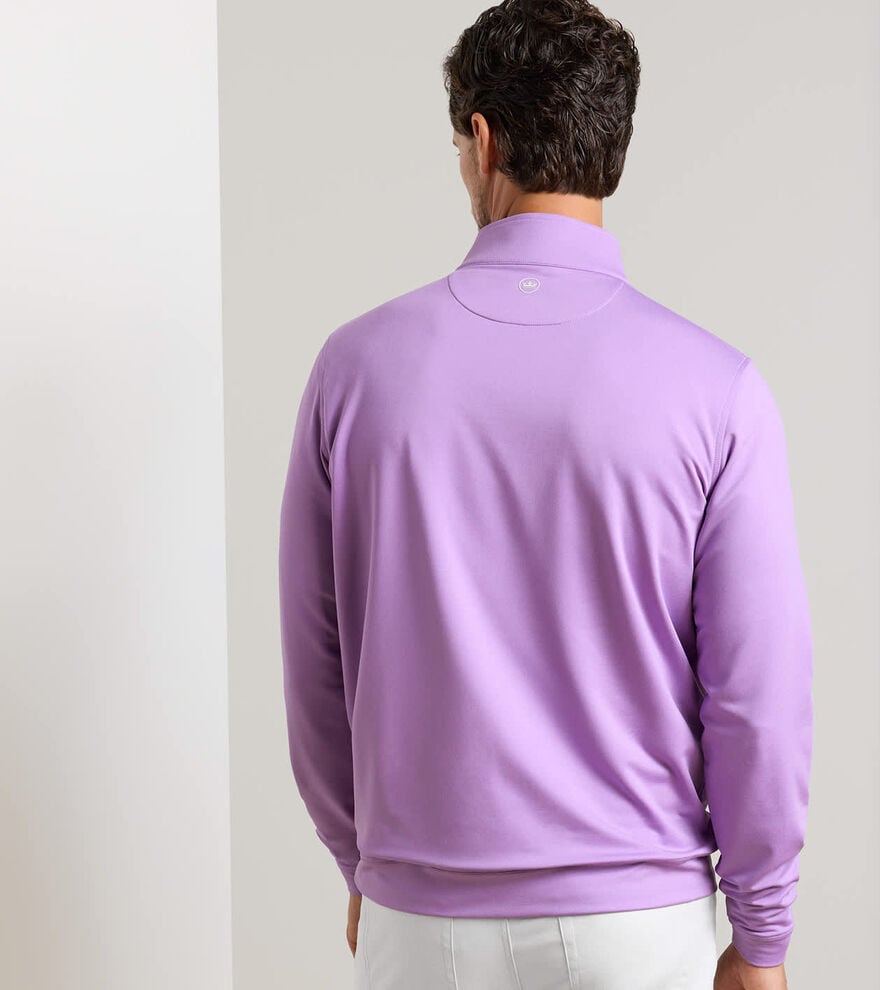 Perth M&eacute;lange Performance Quarter-Zip image number 3
