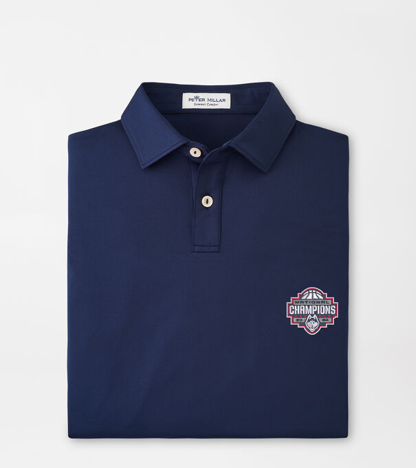 UConn National Champion Solid Youth Performance Jersey Polo