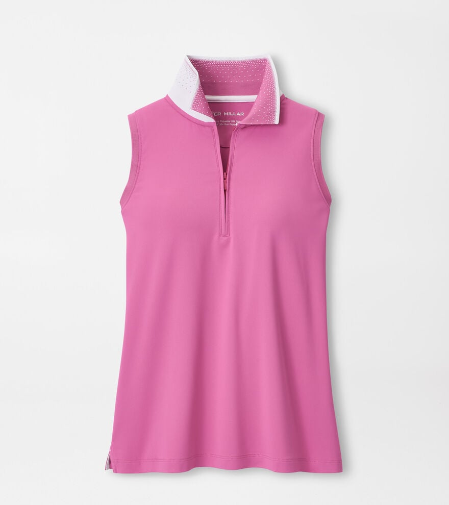 Chrissie Sleeveless Zip Polo image number 1