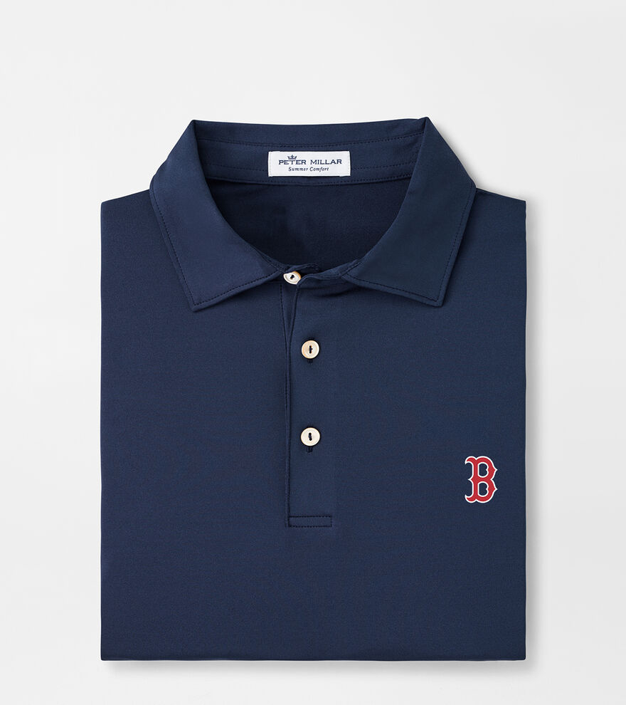 Boston Red Sox Solid Performance Jersey Polo image number 1