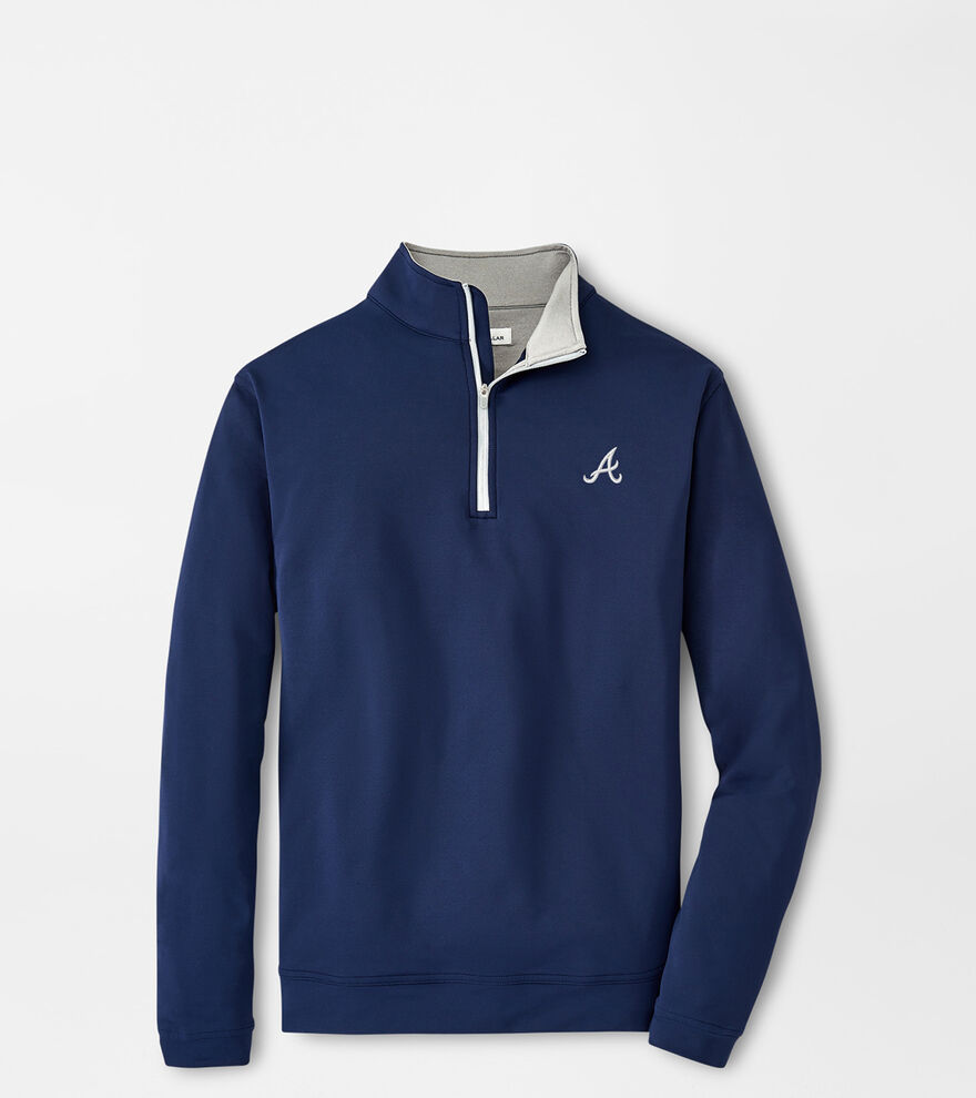 Atlanta Braves Perth Performance Quarter-Zip image number 1