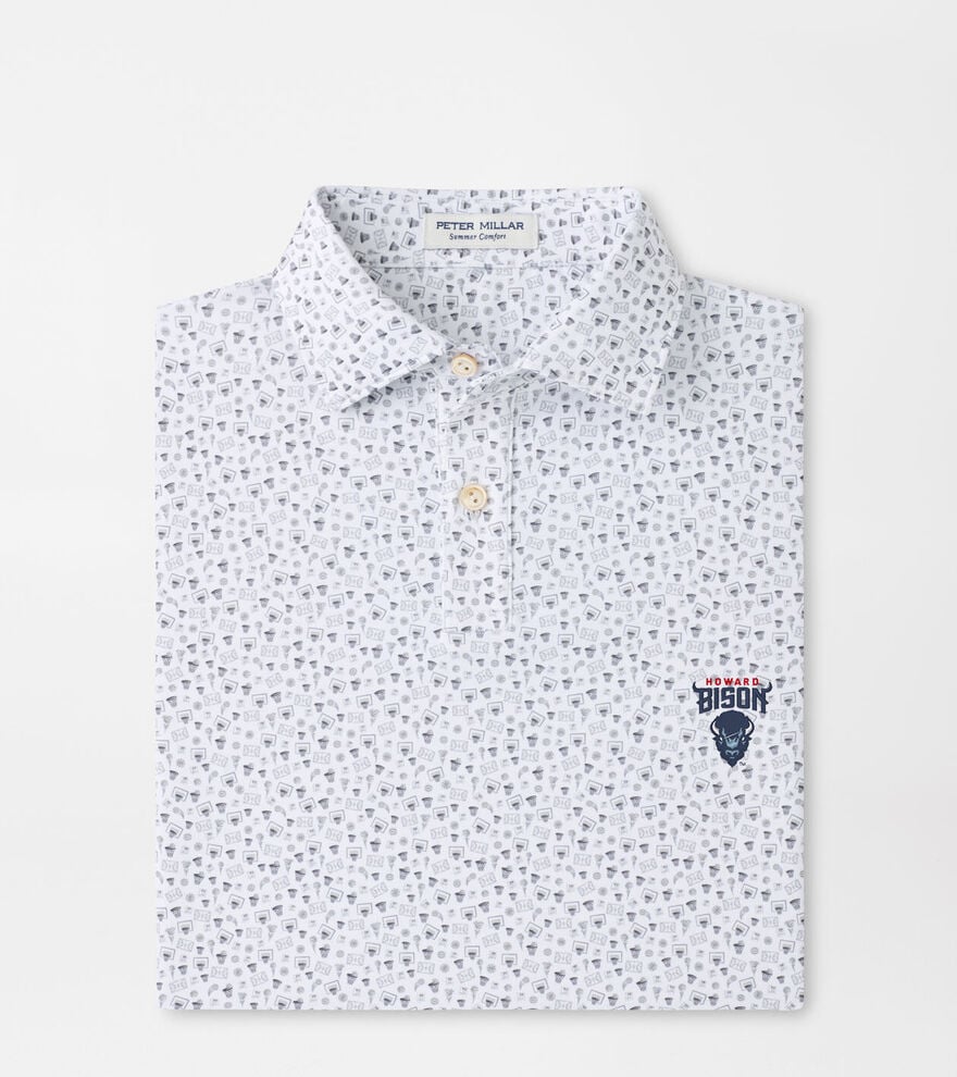 Howard University Buzzer Beater Youth Performance Jersey Polo image number 1