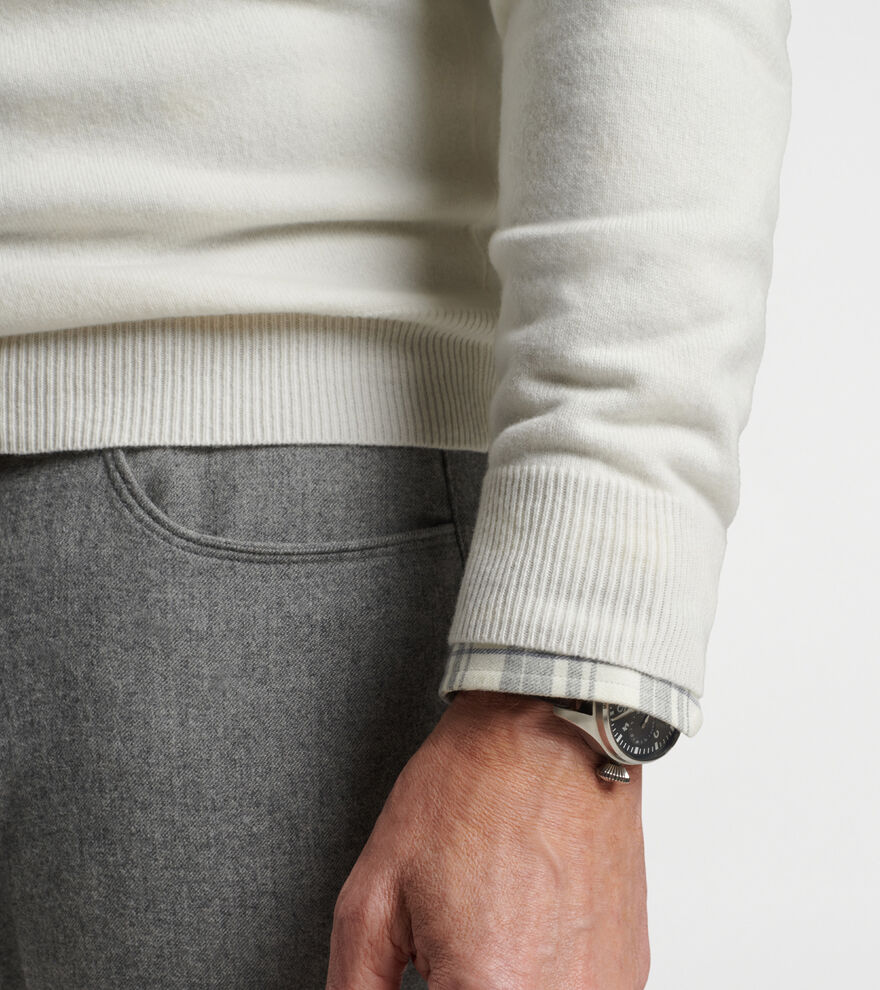 Artisan Crafted Cashmere Flex Quarter-Zip image number 4