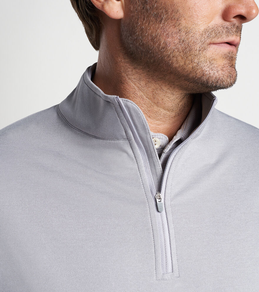 Perth Mélange Performance Quarter-Zip image number 4