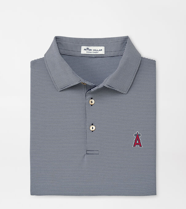 Los Angeles Angels Jubilee Stripe Performance Polo