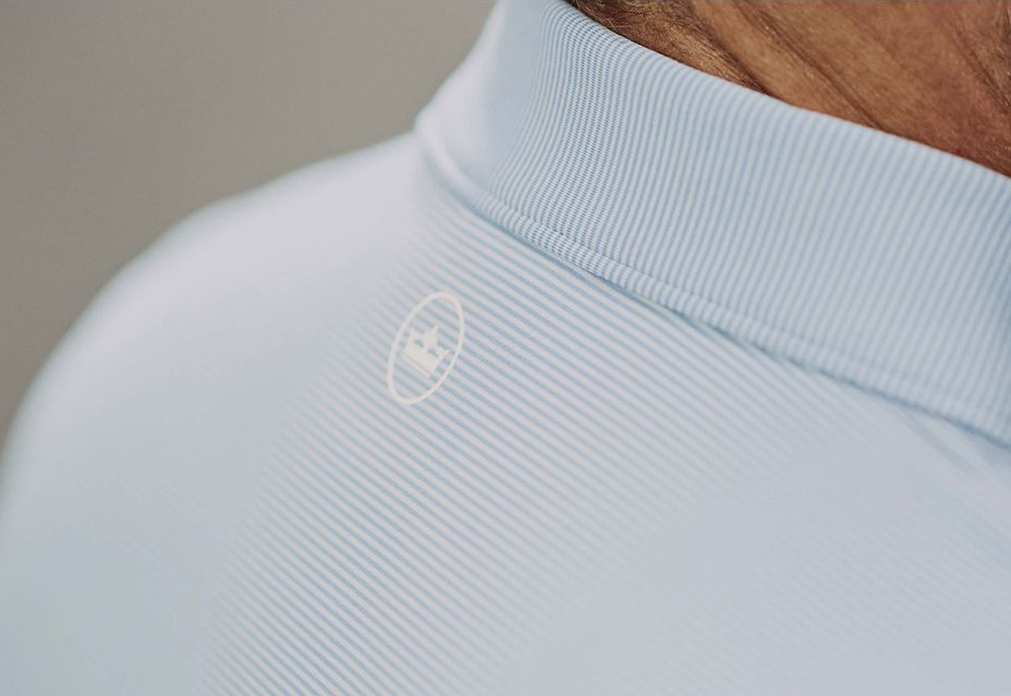 Solid Stretch Jersey Long Sleeve Polo | Men's Polos | Peter Millar