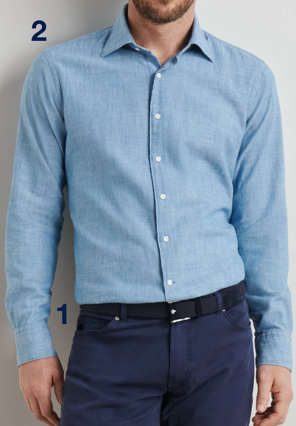 Japanese Selvedge Sport Shirt | Men's Sport Shirts | Peter