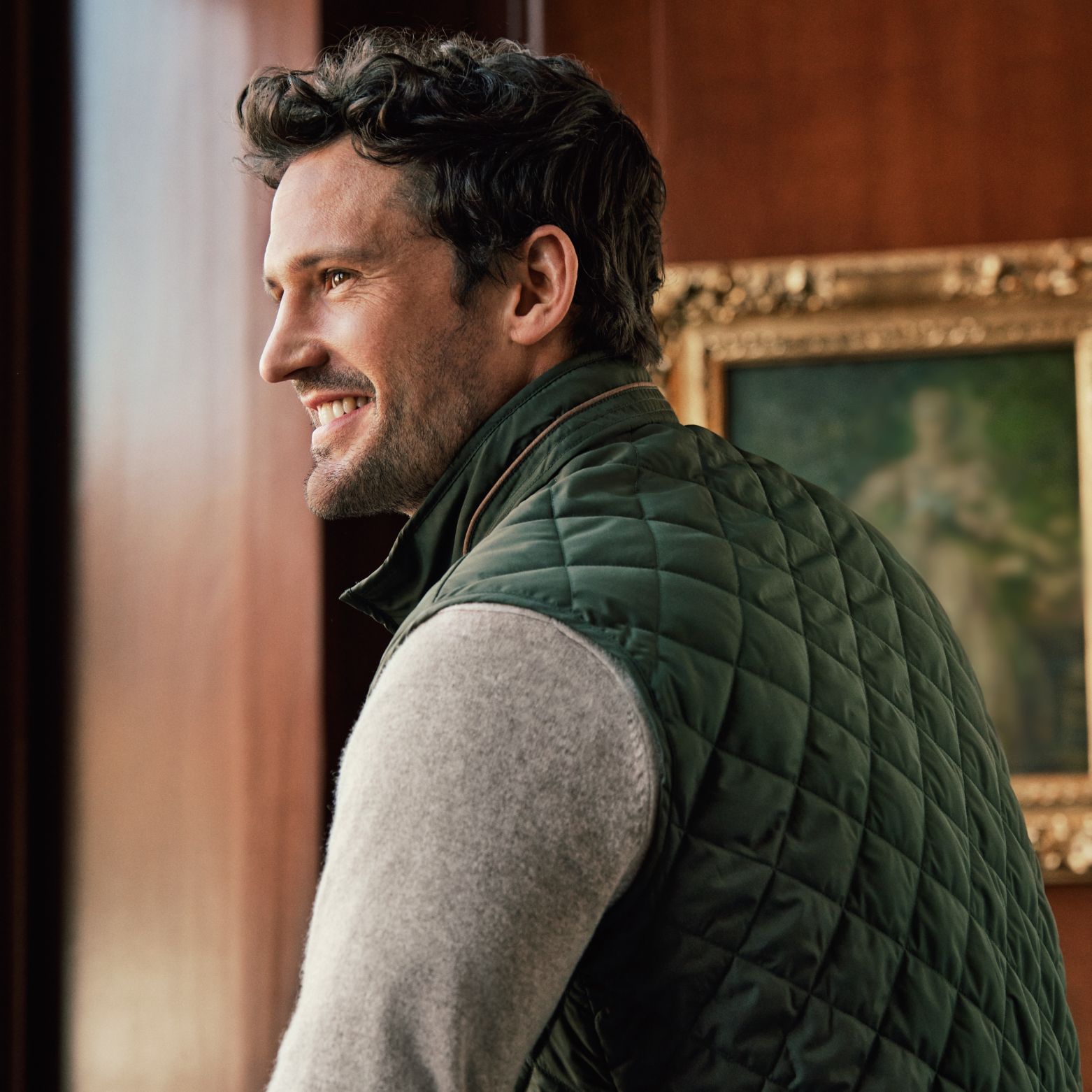 ラフアンドスウェル　CARLOS VEST 2 Big & Tall Golf Hydrashield Vest - Moonlight Blue – IZOD