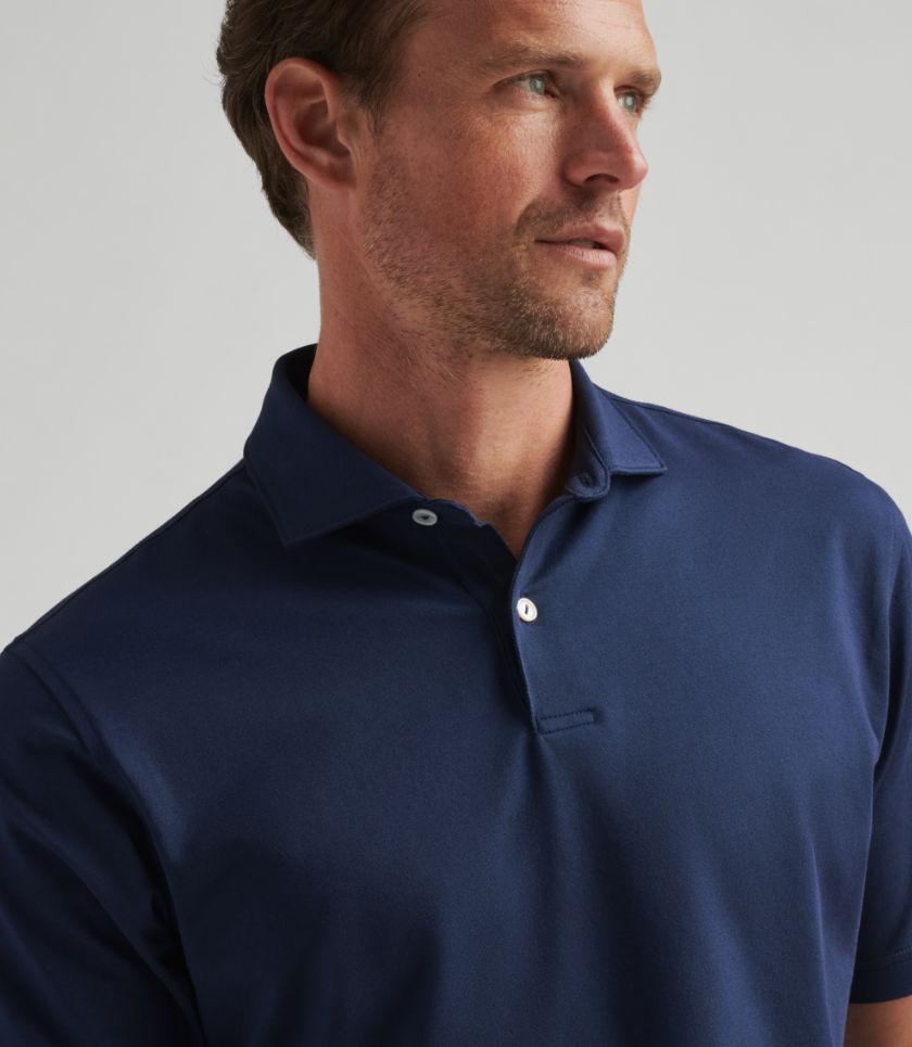 Albatross Cotton Blend<br> Piqué Polo
