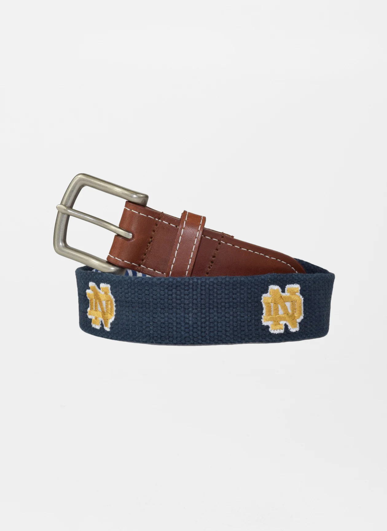 Notre Dame ND Logo Belt | Men's Collegiate Apparel | Peter Millar