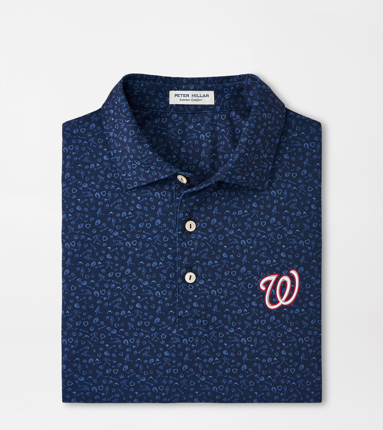 Washington Nationals Batter Up Performance Jersey Polo