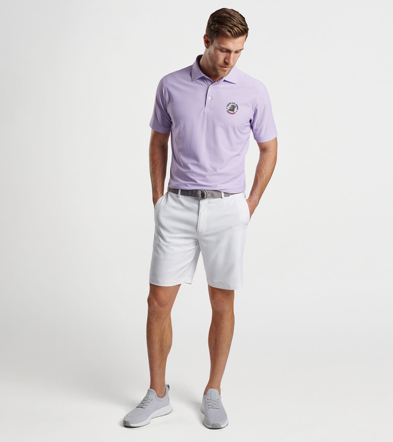 【美品】 Mesh Performance Geo Orbital Open U.S. 125th Polo U.S. | ビリヤード