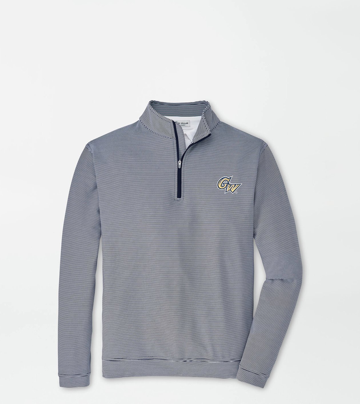 Washington University Perth MiniStripe Performance Pullover