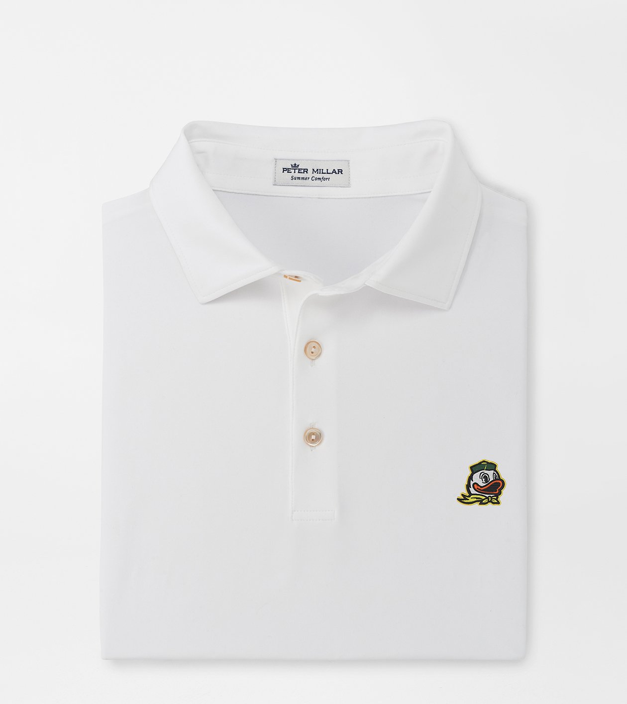 Oregon Solid Performance Jersey Polo (Sean Self Collar)