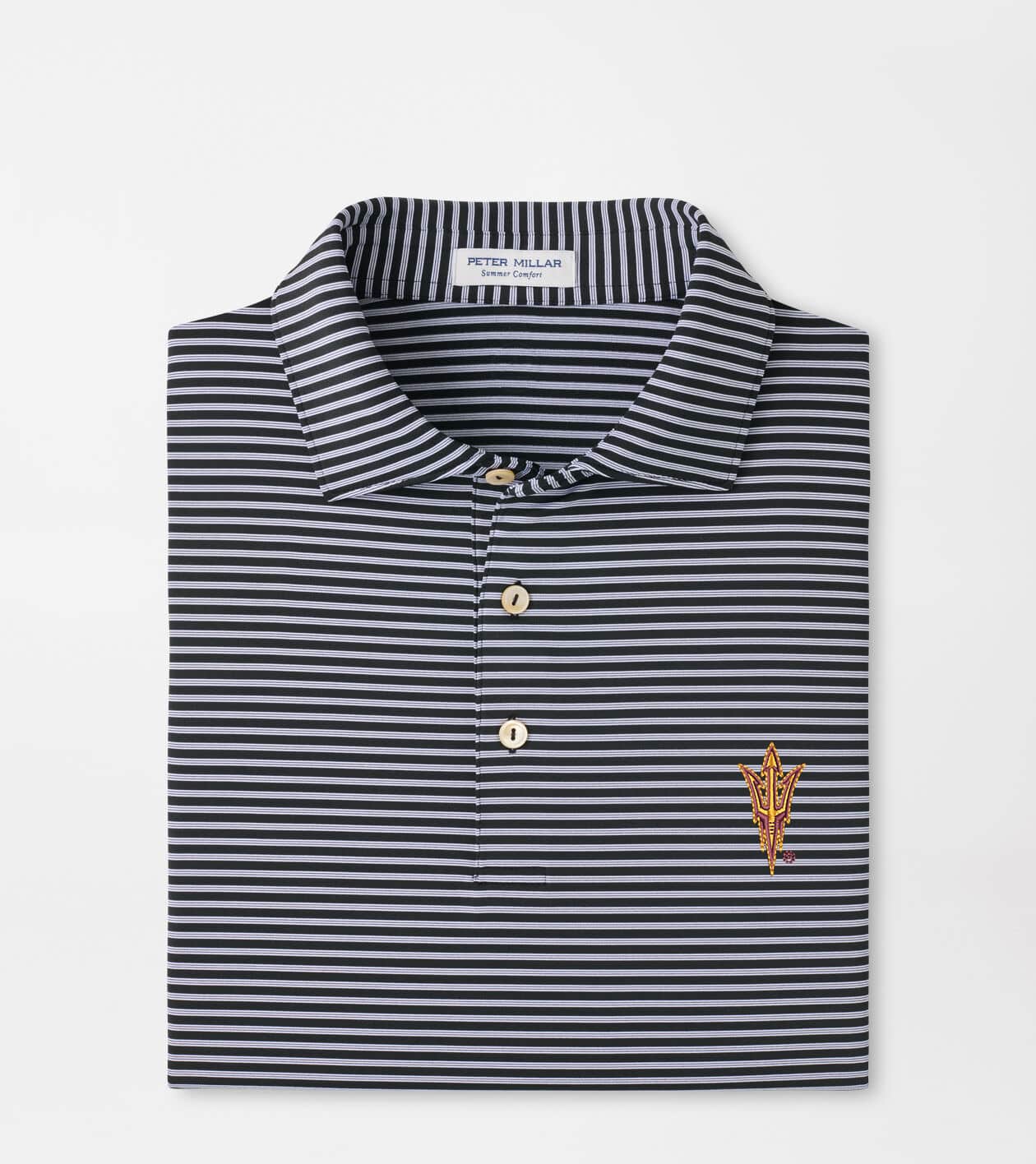 Arizona State Tiebreaker Performance Jersey Stripe Polo | Men's