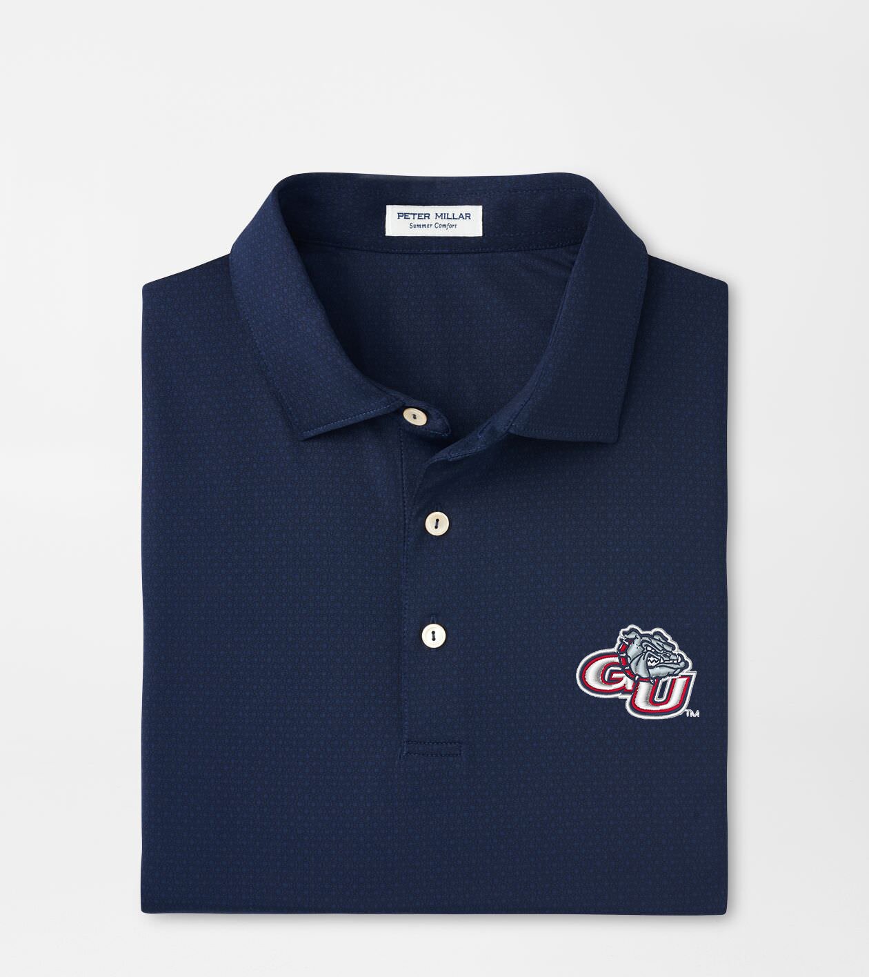 Gonzaga Tesseract Performance Jersey Polo Men's Collegiate Apparel