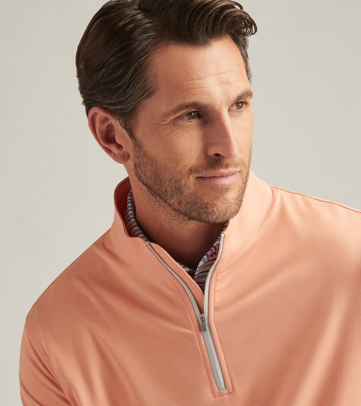 Perth Mélange Performance Quarter-Zip | Men's Pullovers Perth Mélange Performance Quarter-Zip | Men's Pullovers