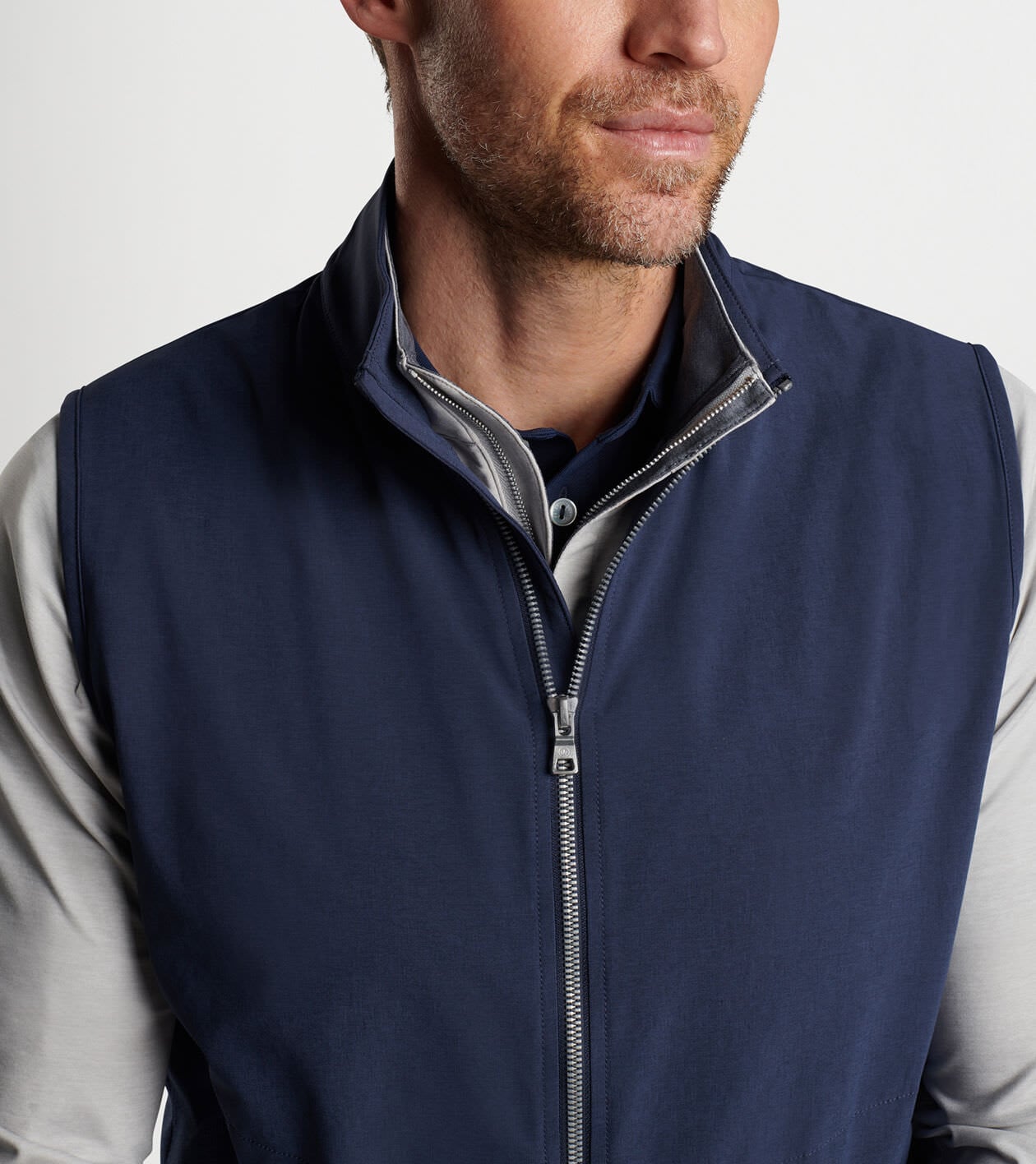 Solstice Performance Hybrid Full-Zip Vest | Men's Vests | Peter Millar