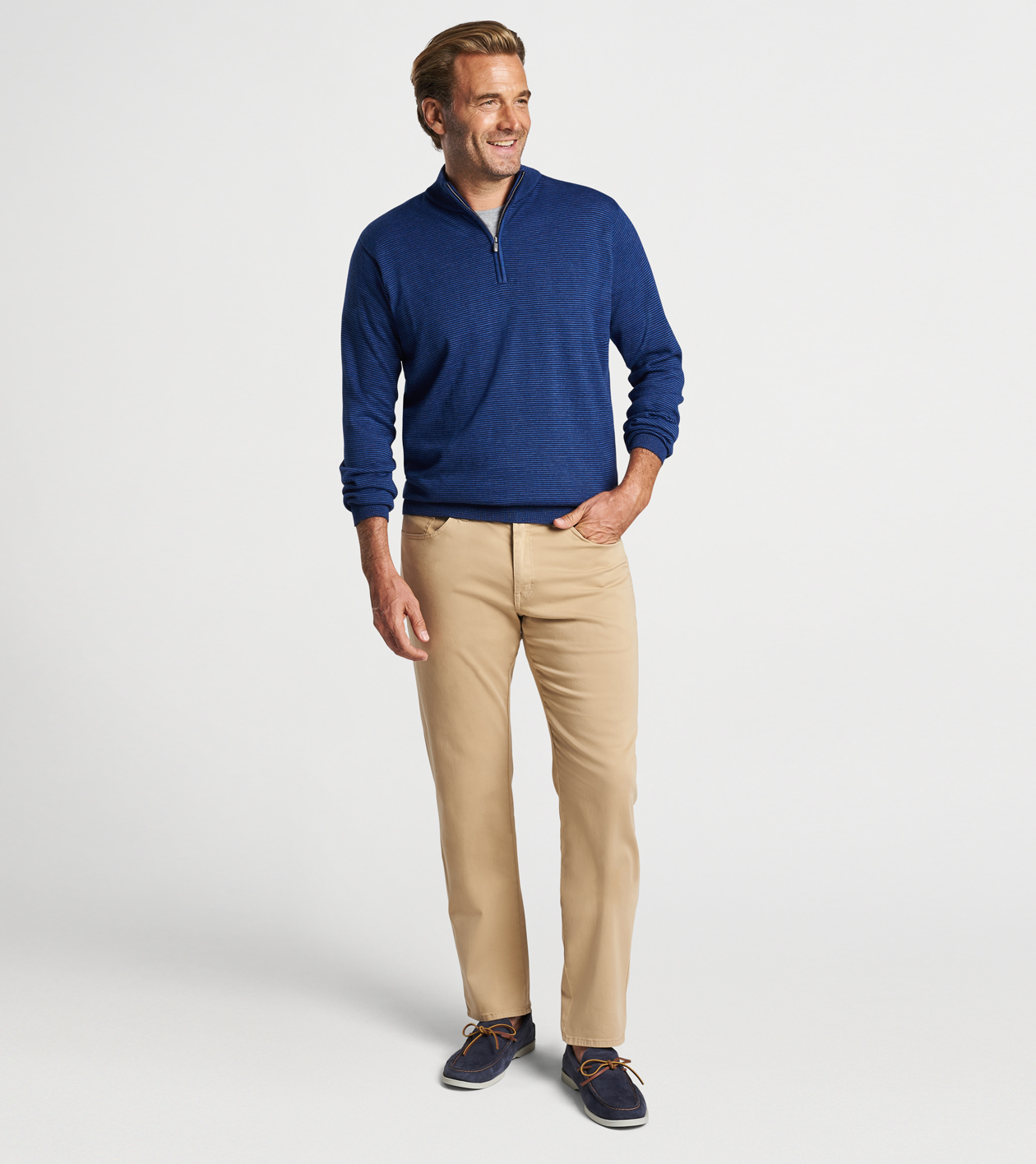 Peter Millar Ultimate Sateen 5 Pocket Pant - Grain - Murray's Toggery Shop