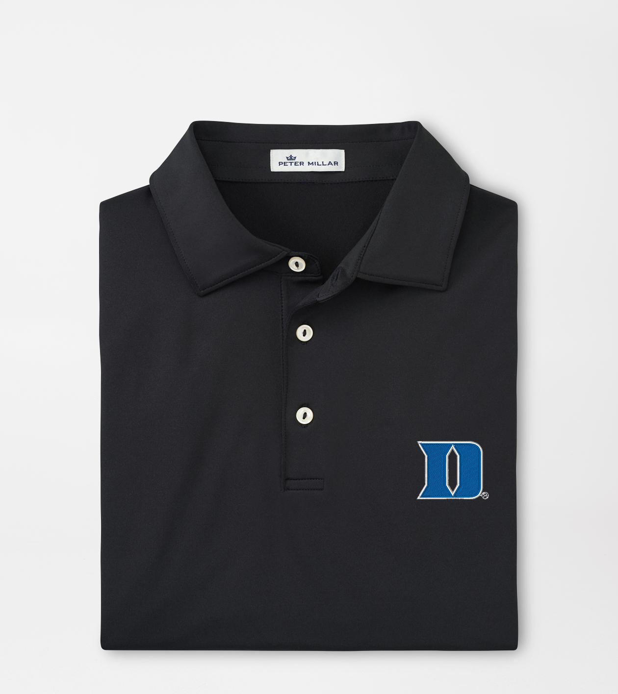Duke Solid Performance Jersey Polo (Sean Self Collar)
