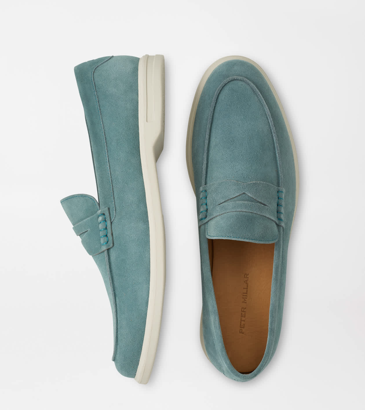 Peter Millar Blue Espadrille Loafers Peter Millar Excursionist Venetian Loafer | Navy – Franco main image 2