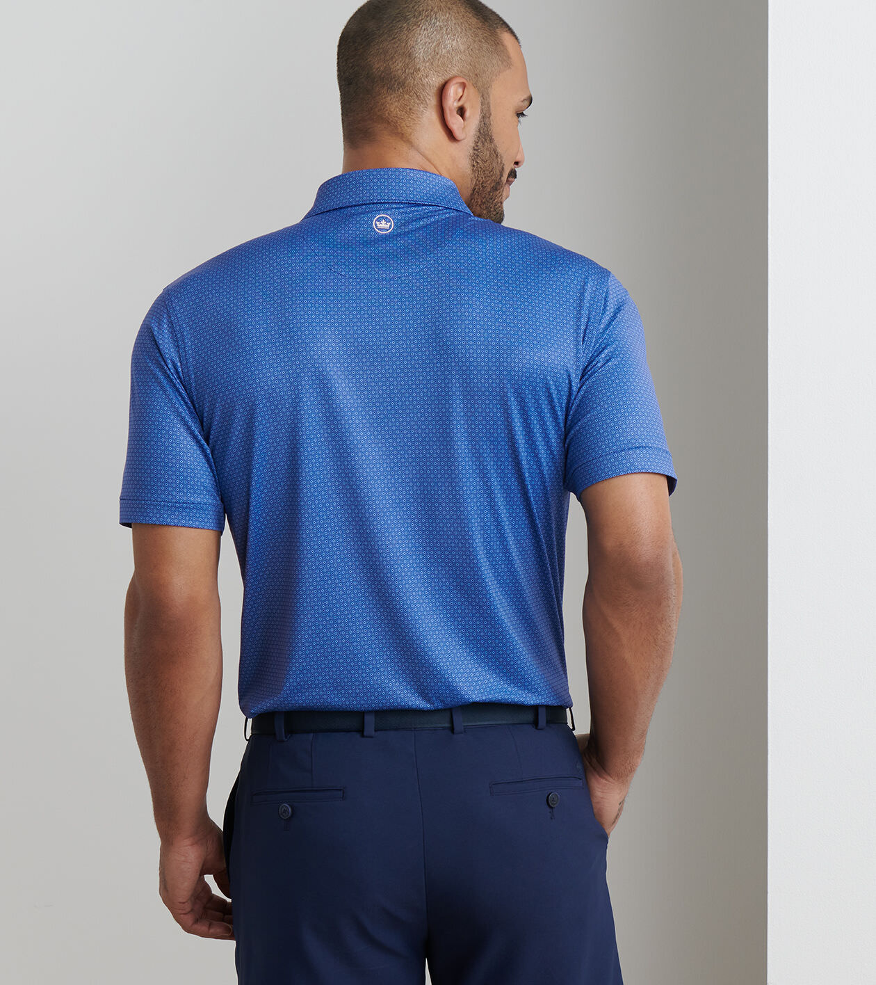 Axle Geo Performance Jersey Polo | Men's Polos | Peter Millar