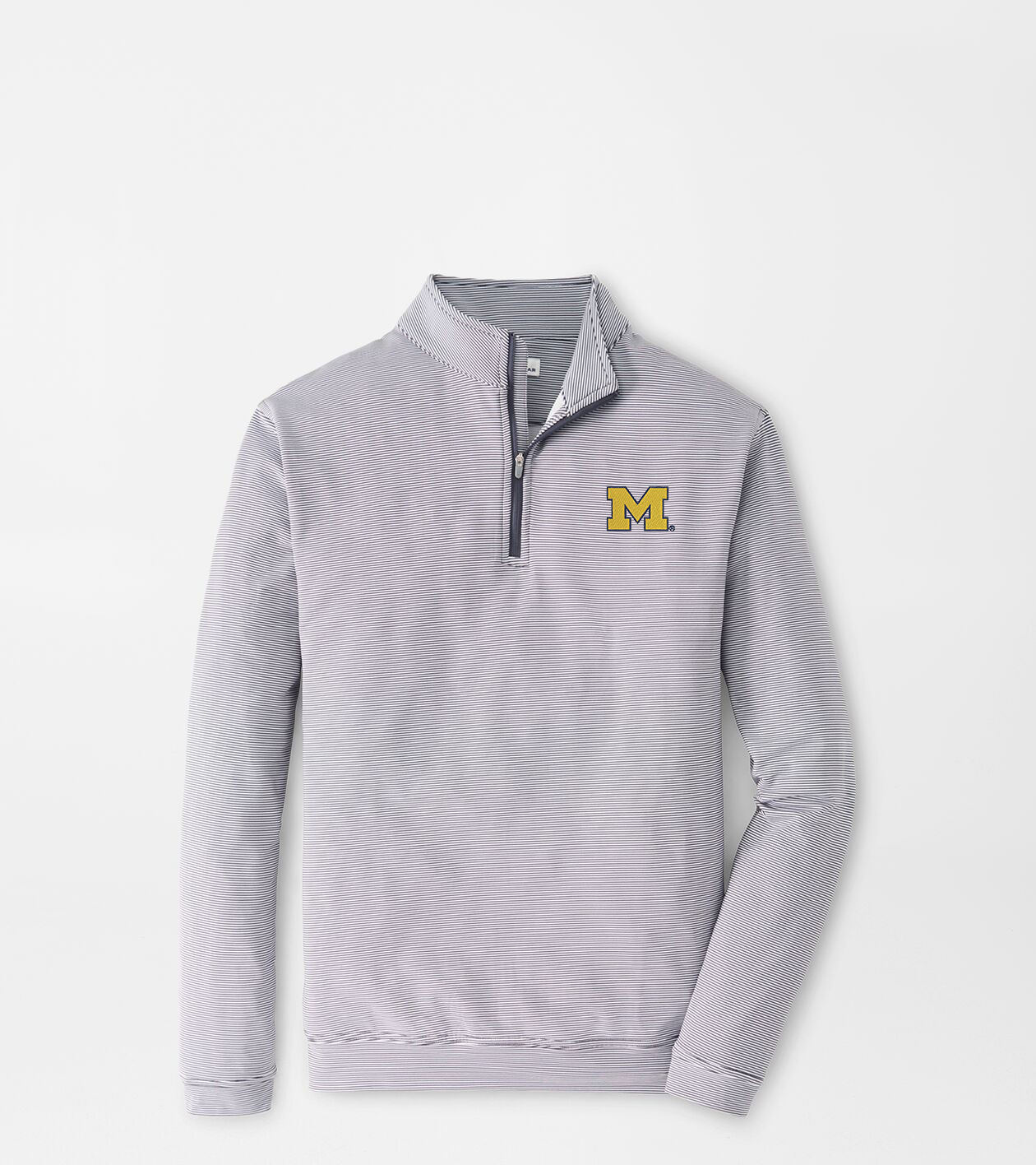 Michigan Perth Mini-Stripe Performance Pullover