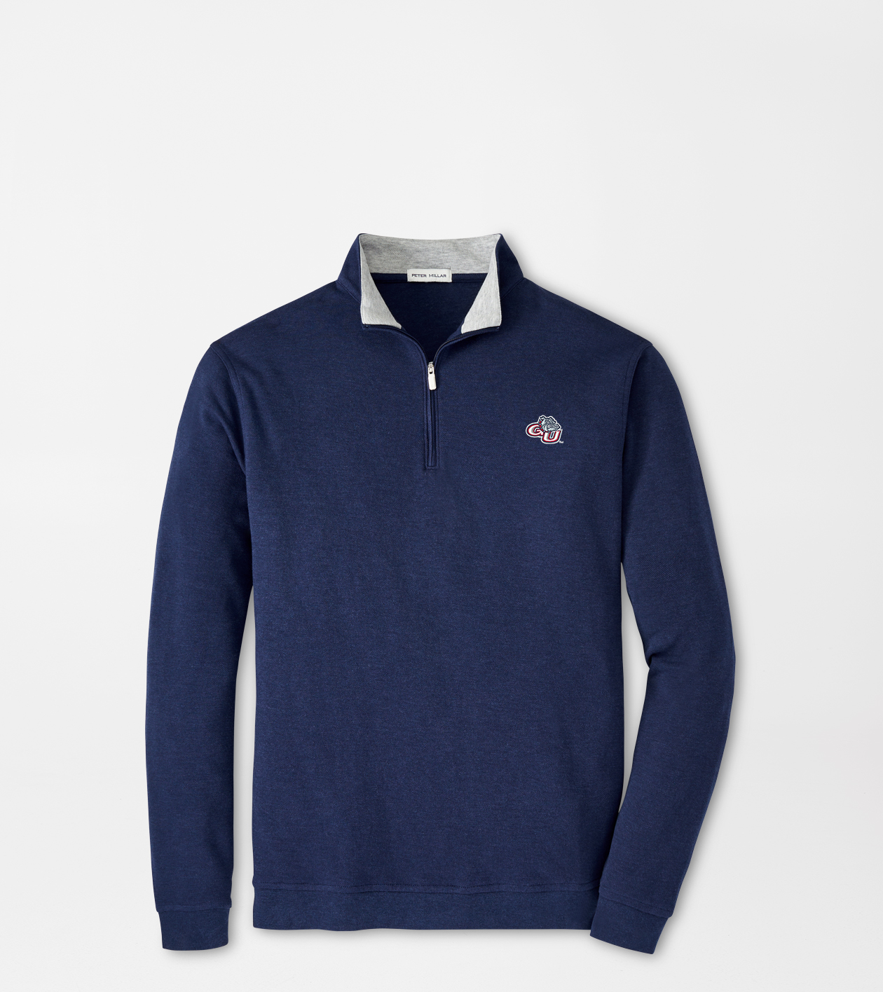 Gonzaga Crown Comfort Pullover Men's Collegiate Apparel Peter Millar