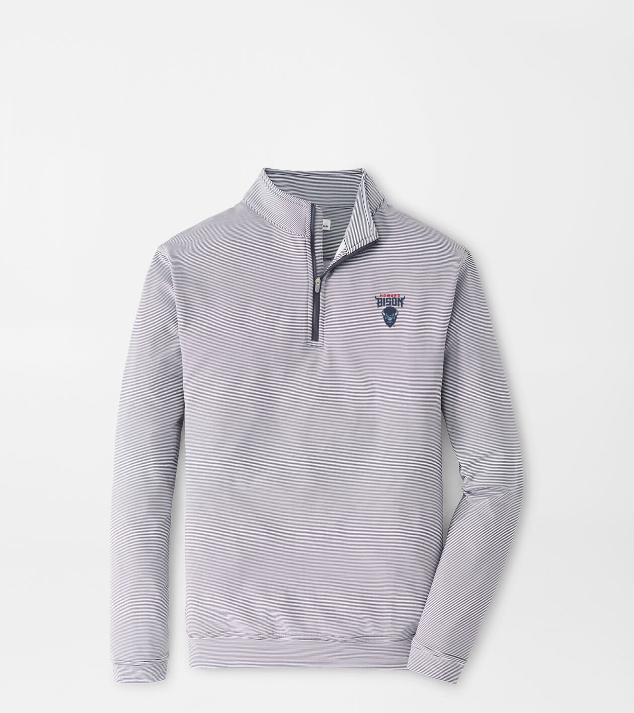 Howard University Perth Mini-Stripe Performance Pullover