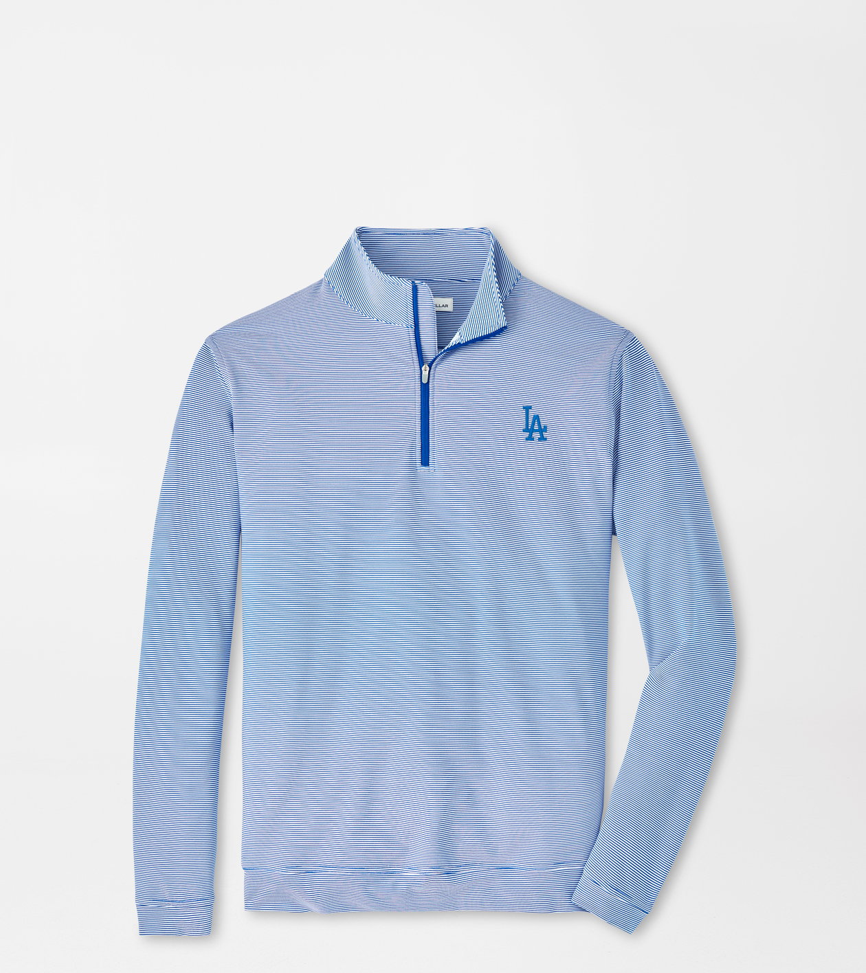 Los Angeles Dodgers Perth Sugar Stripe Performance Quarter-Zip