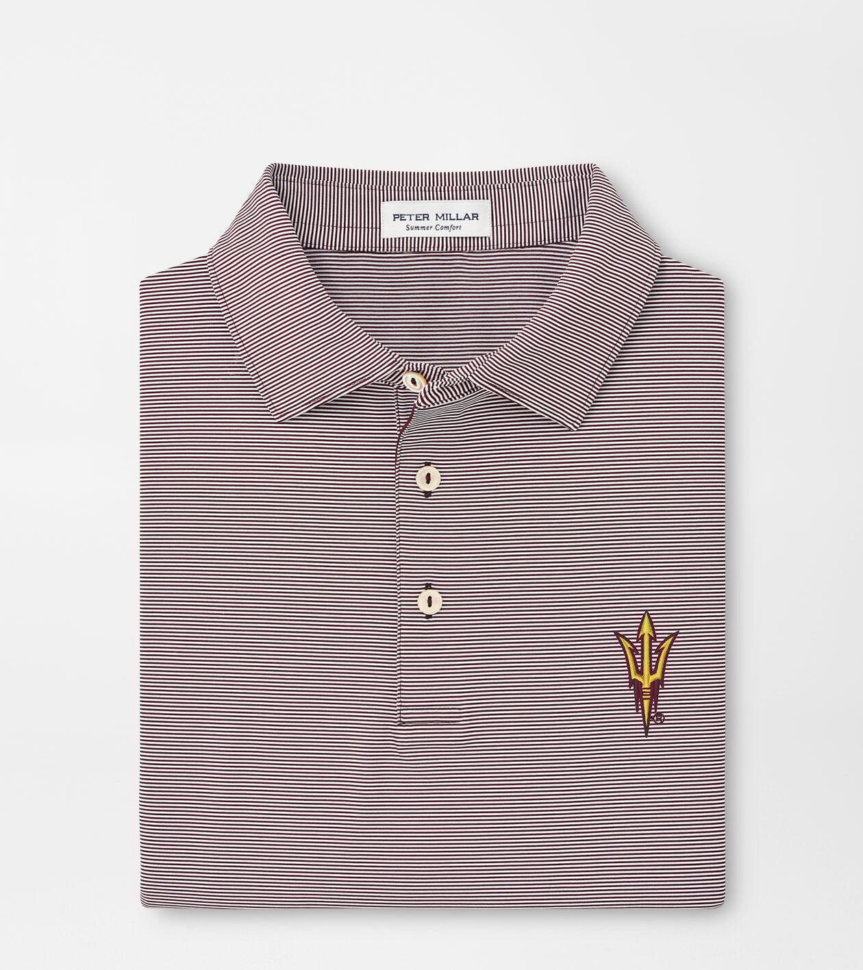Arizona State Jubilee Stripe Performance Polo