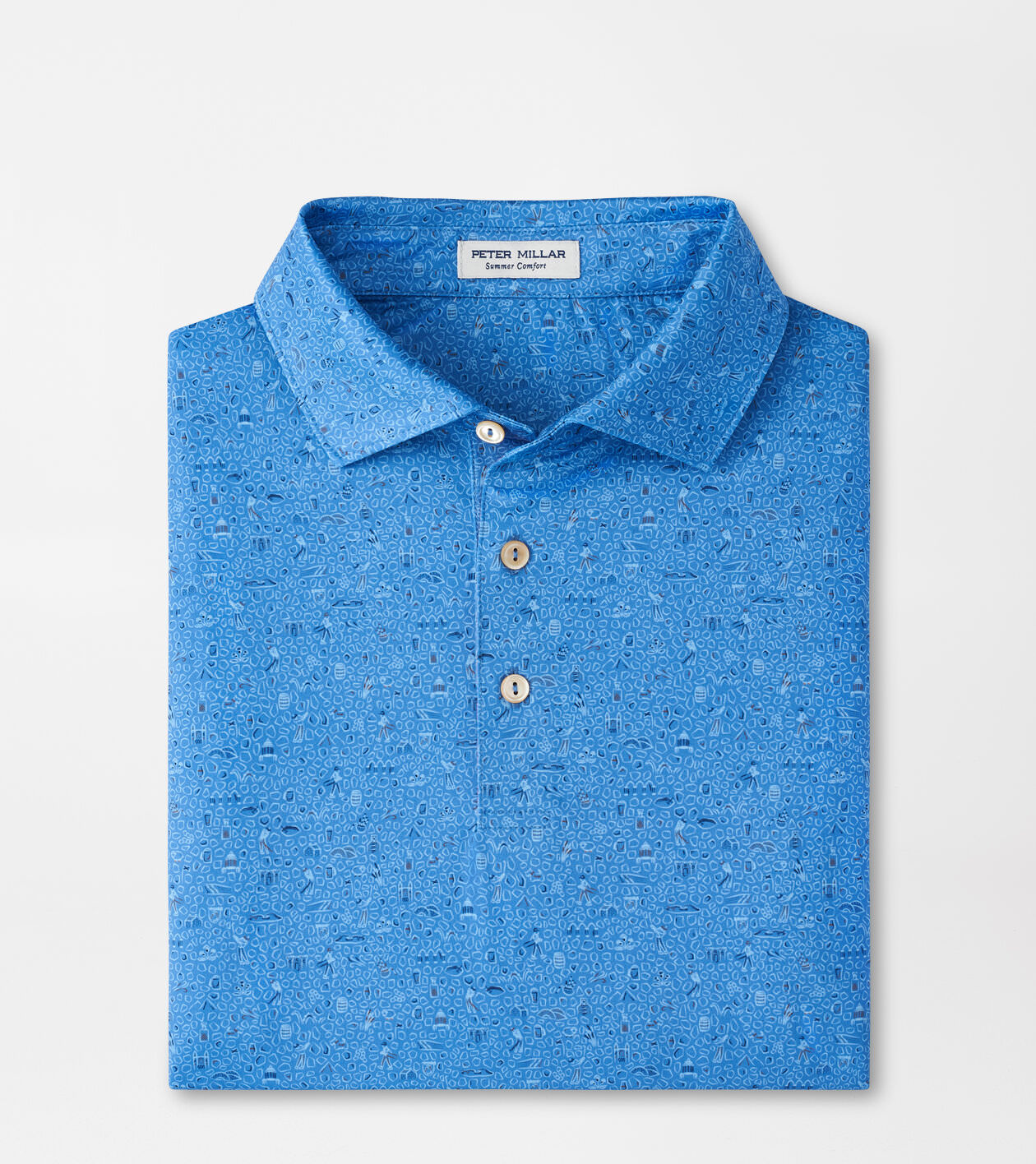 Scotland Links Performance Jersey Polo | Men's Polos | Peter Millar