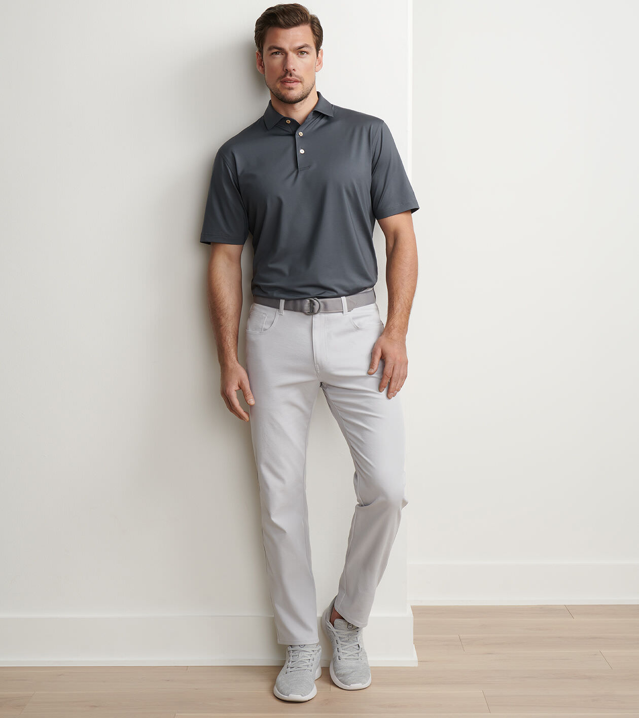【MODERNIF】Fever Regular Pants Adaptive Easy-Care Chino Pant with Magnetic Closures