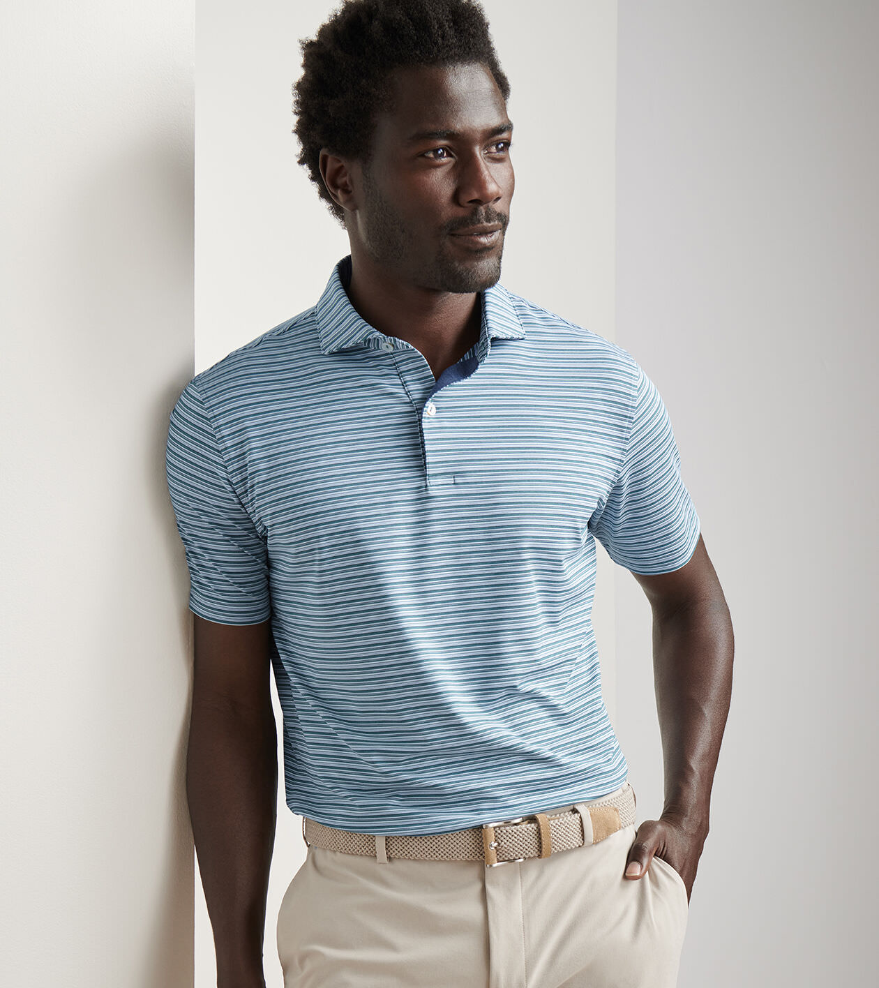 Chase Performance Jersey Polo | Men's Polos | Peter Millar