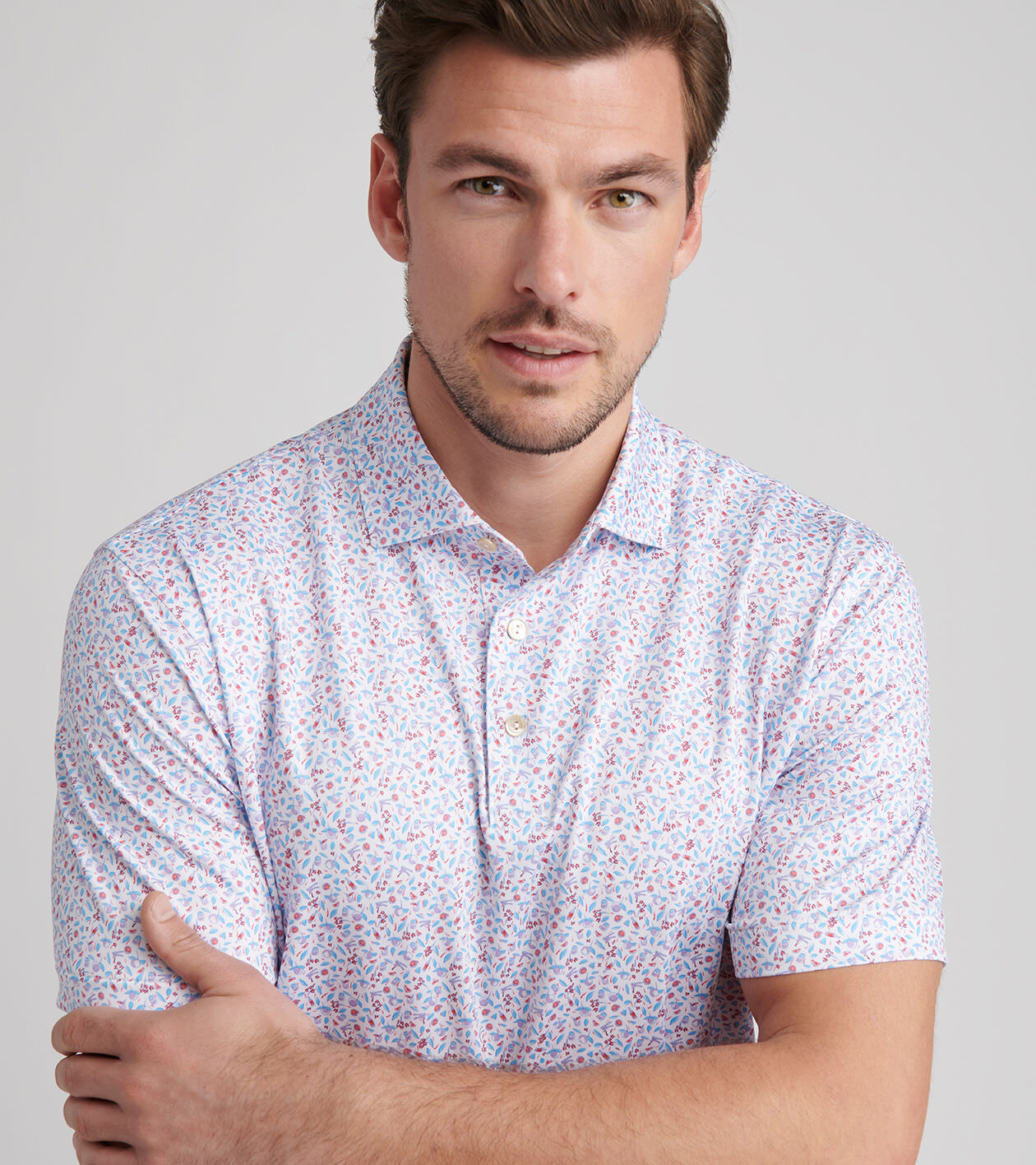 Orange Crush Performance Jersey Polo | Men's Polos | Peter Millar