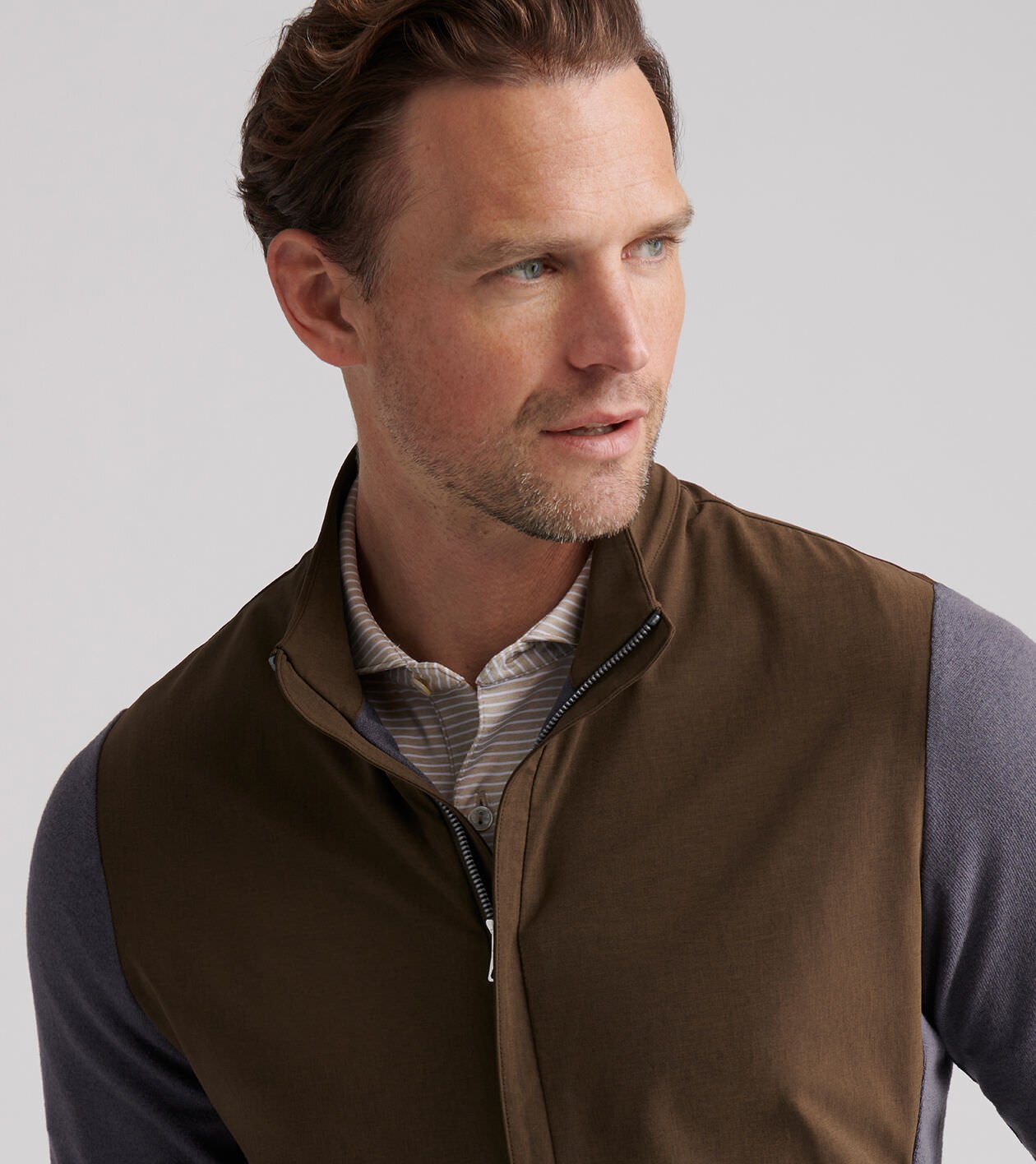 SALE❗️masses melton zip jkt 22aw Solstice Performance Hybrid Full-Zip Vest | Men's Vests