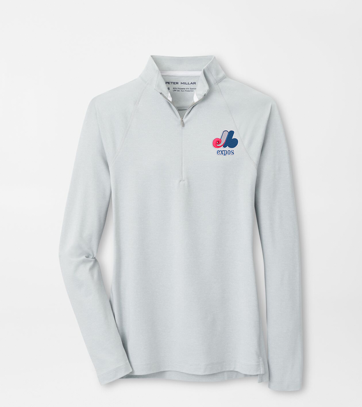 Cooperstown Montreal Expos Women's Mélange Raglan-Sleeve Perth Layer