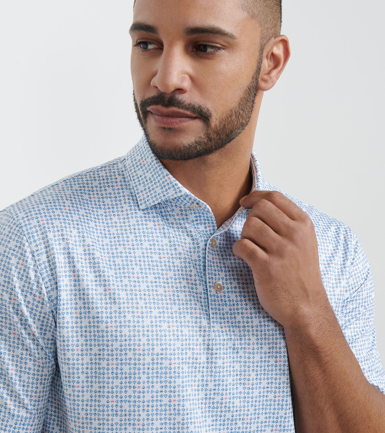 Ace Of Spades Performance Jersey Polo | Men's Polos | Peter