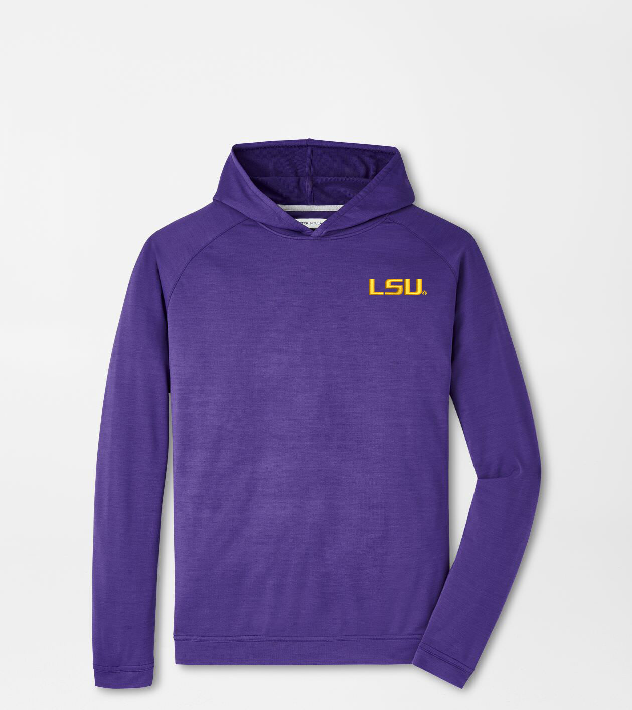 LSU Pine Performance Hoodie Men's Collegiate Apparel Peter Millar