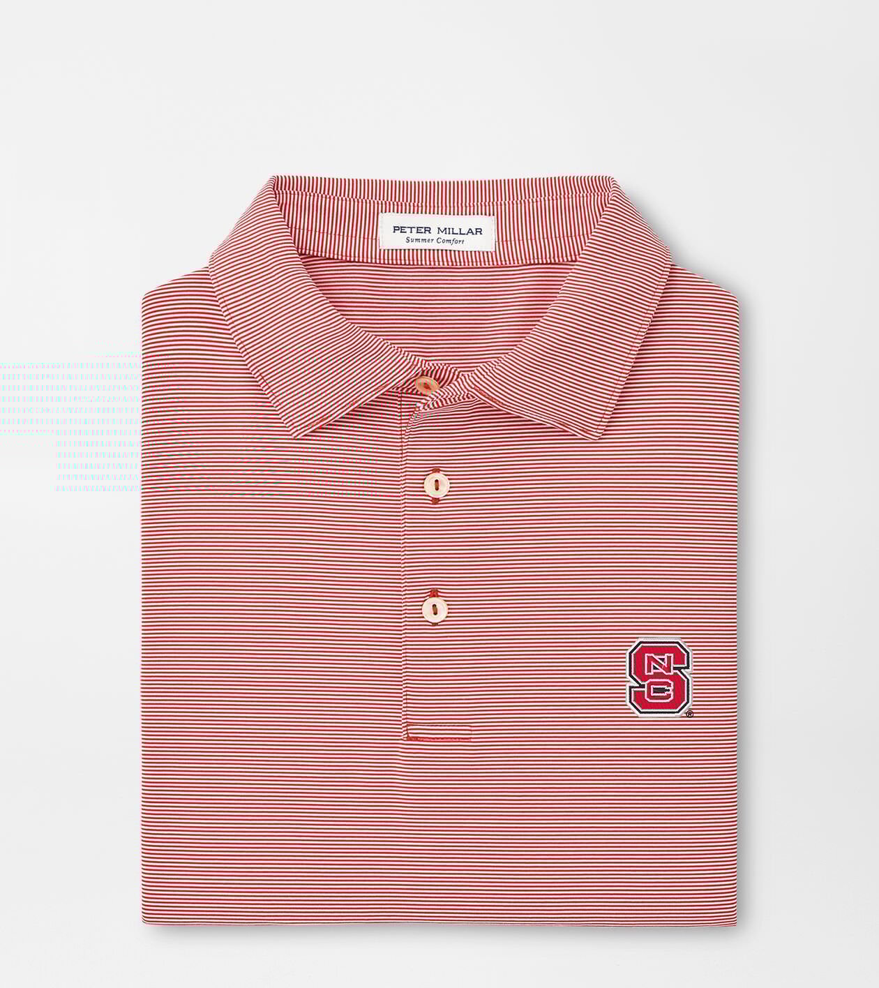NC State Jubilee Stripe Performance Polo