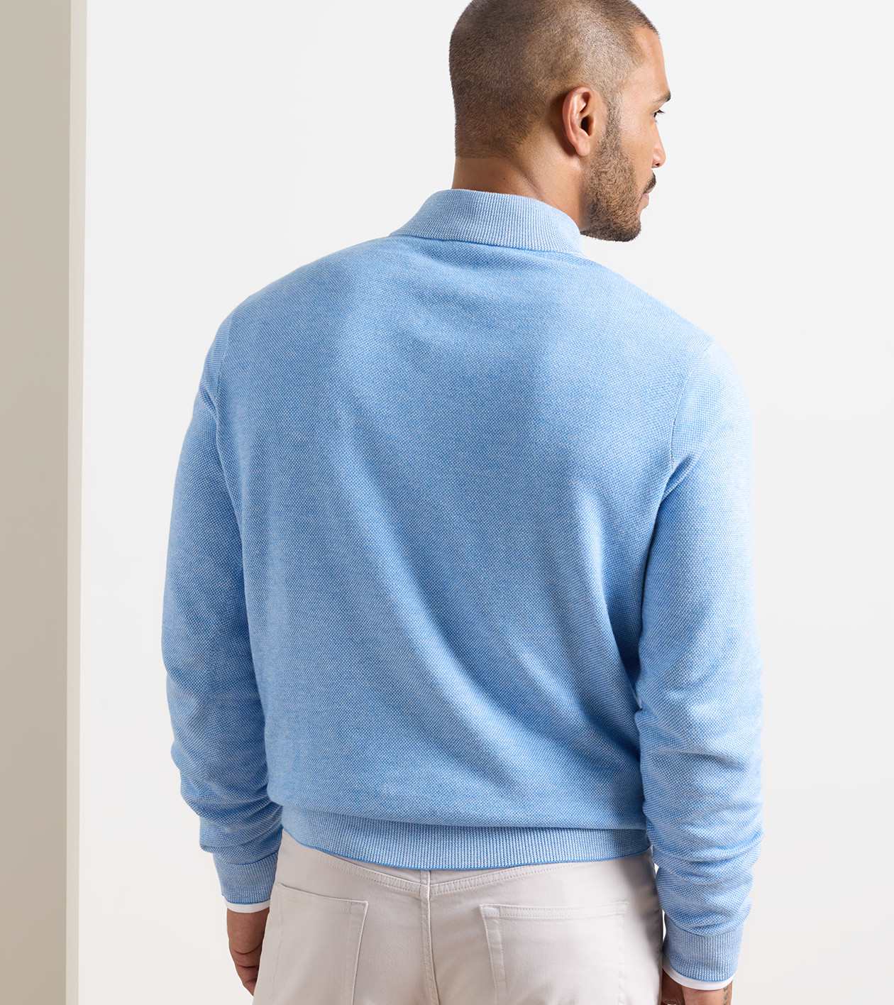 Coolspun Lite Birdseye Quarter-Zip Sweater | Men's Sweaters