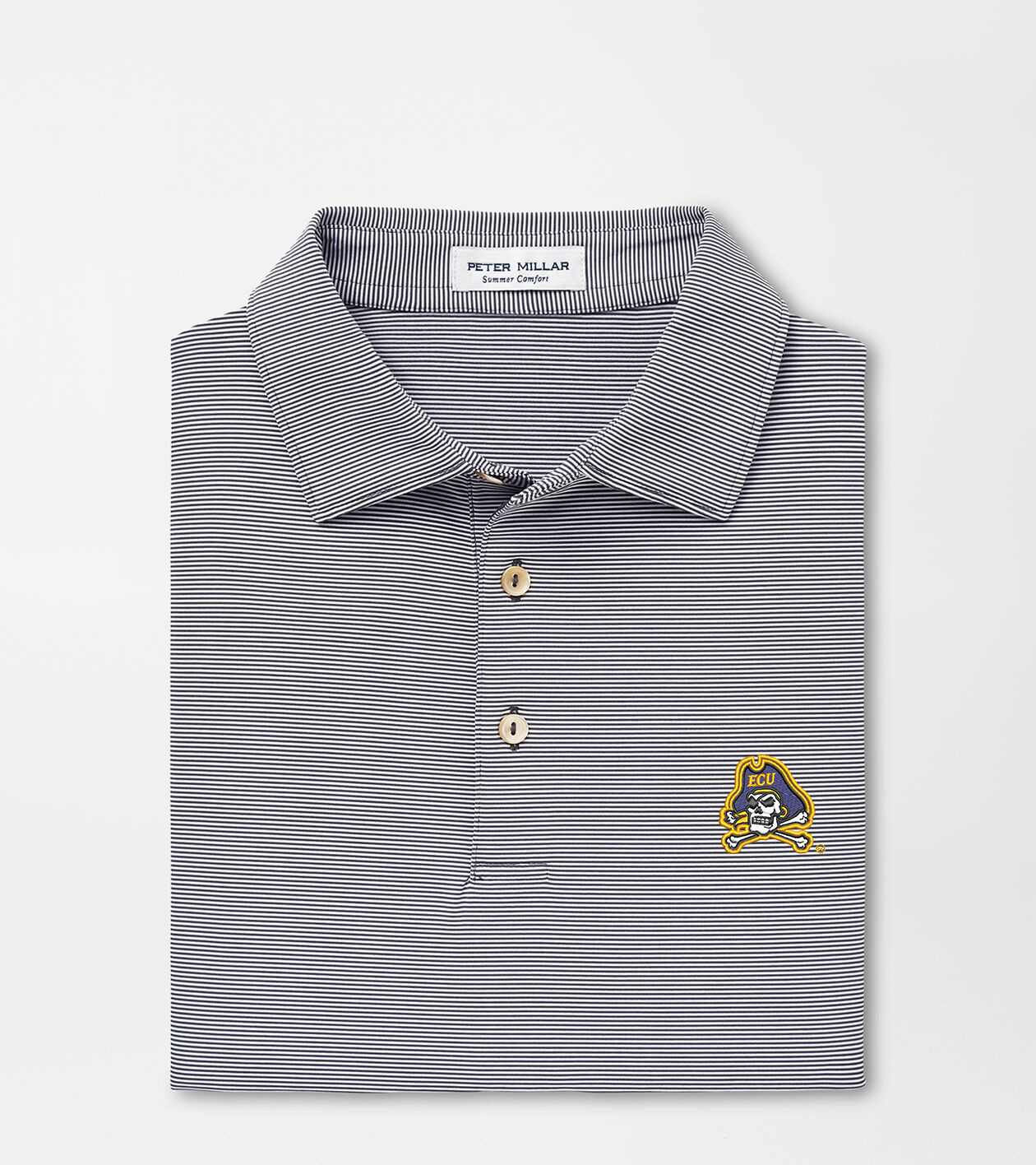 East Carolina Jubilee Stripe Performance Polo