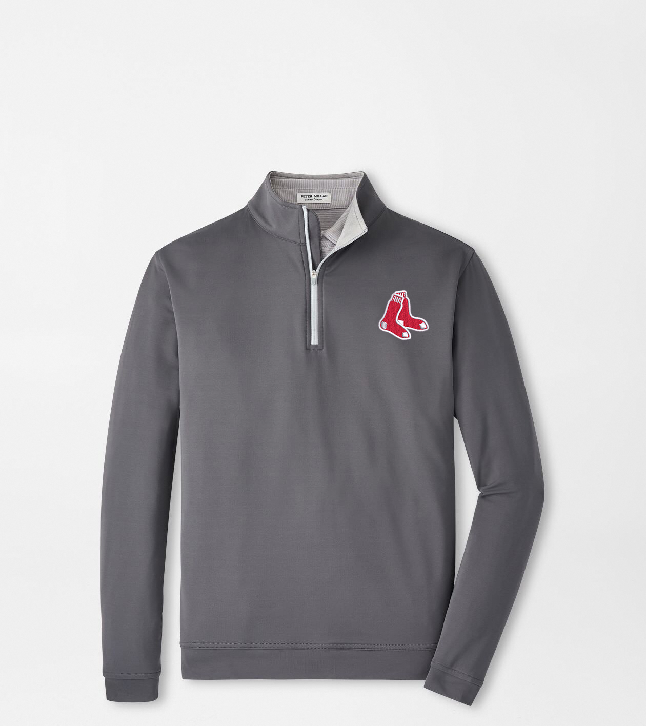 【気質アップ】 Cooperstown Boston Quarter-Zip Performance Perth Sox Red トップス