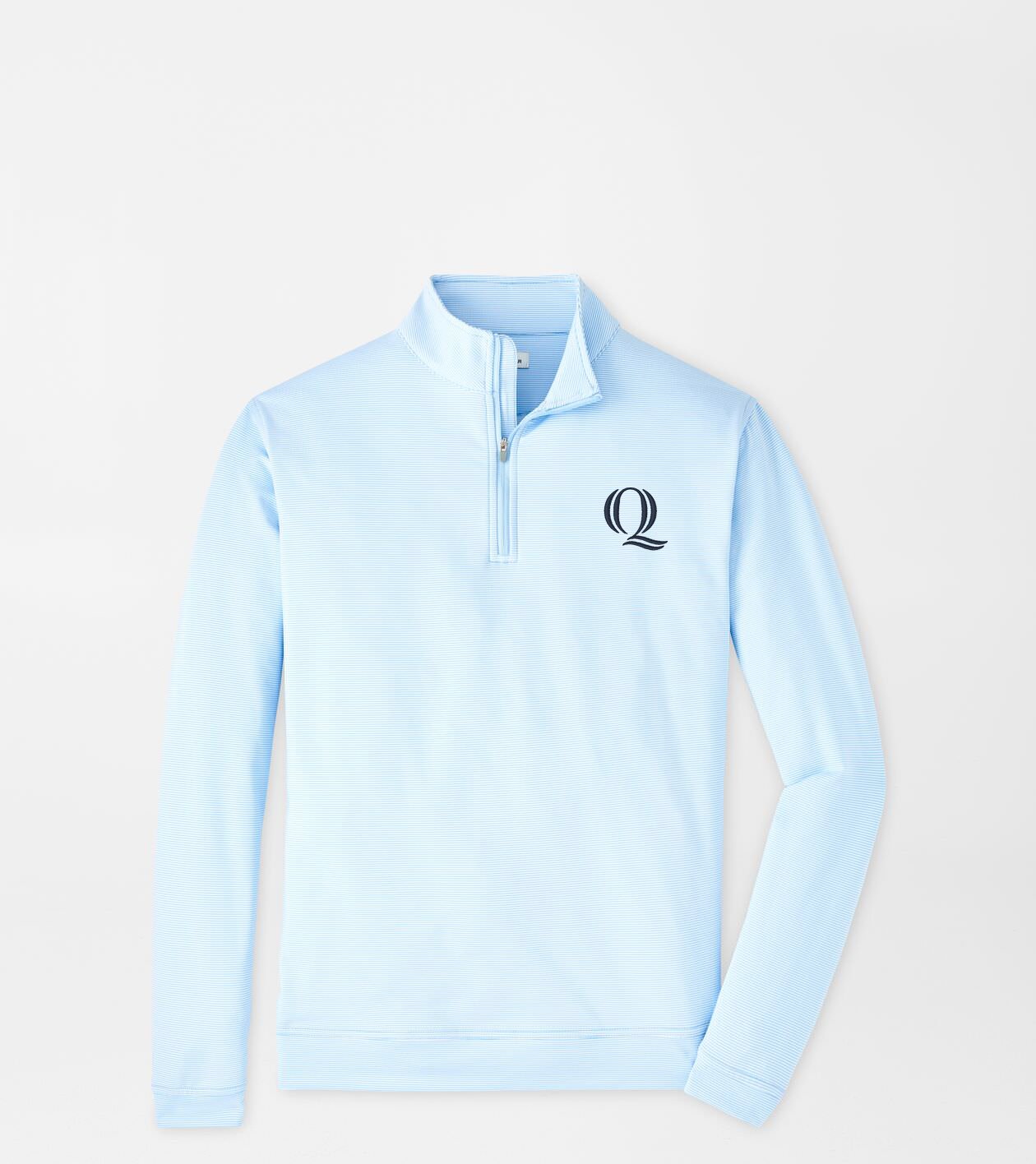 Quinnipiac Perth MiniStripe Performance Pullover Men's Collegiate