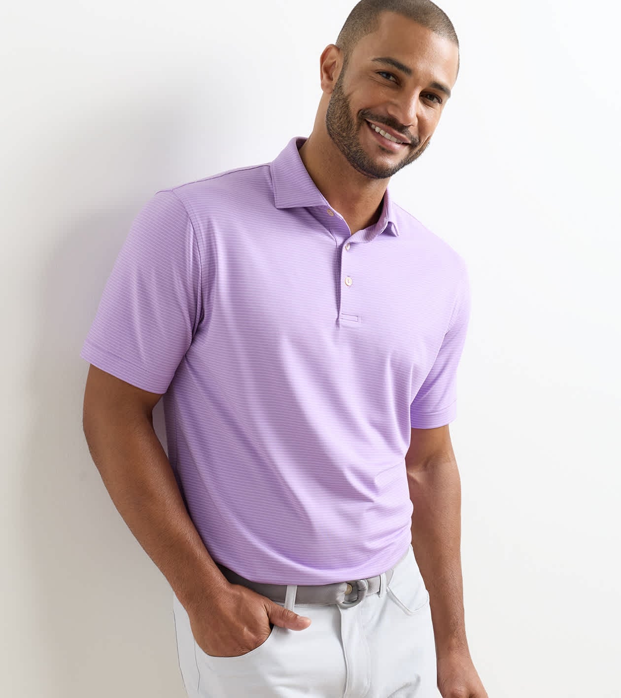Highlands Performance Jersey Polo | Men's Polos | Peter Millar
